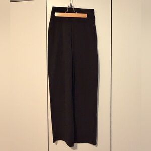 Athleta Black Straight-Leg High-Rise Pants